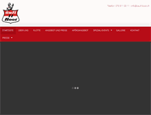 Tablet Screenshot of oeufi-boot.ch